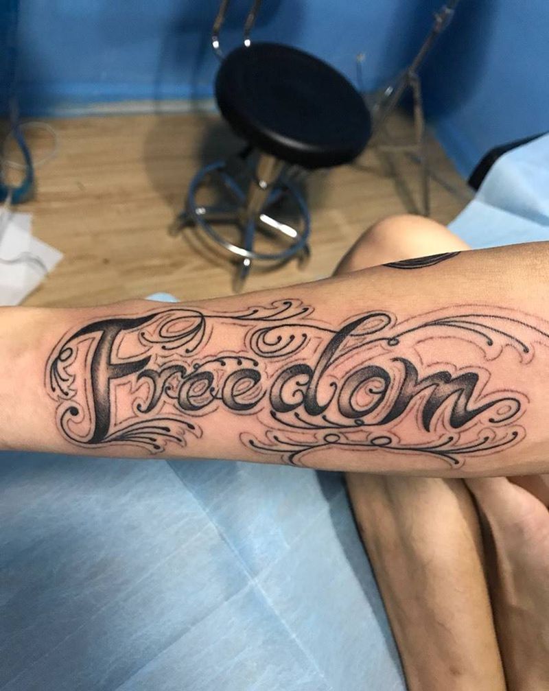 奇卡诺字体纹身图片