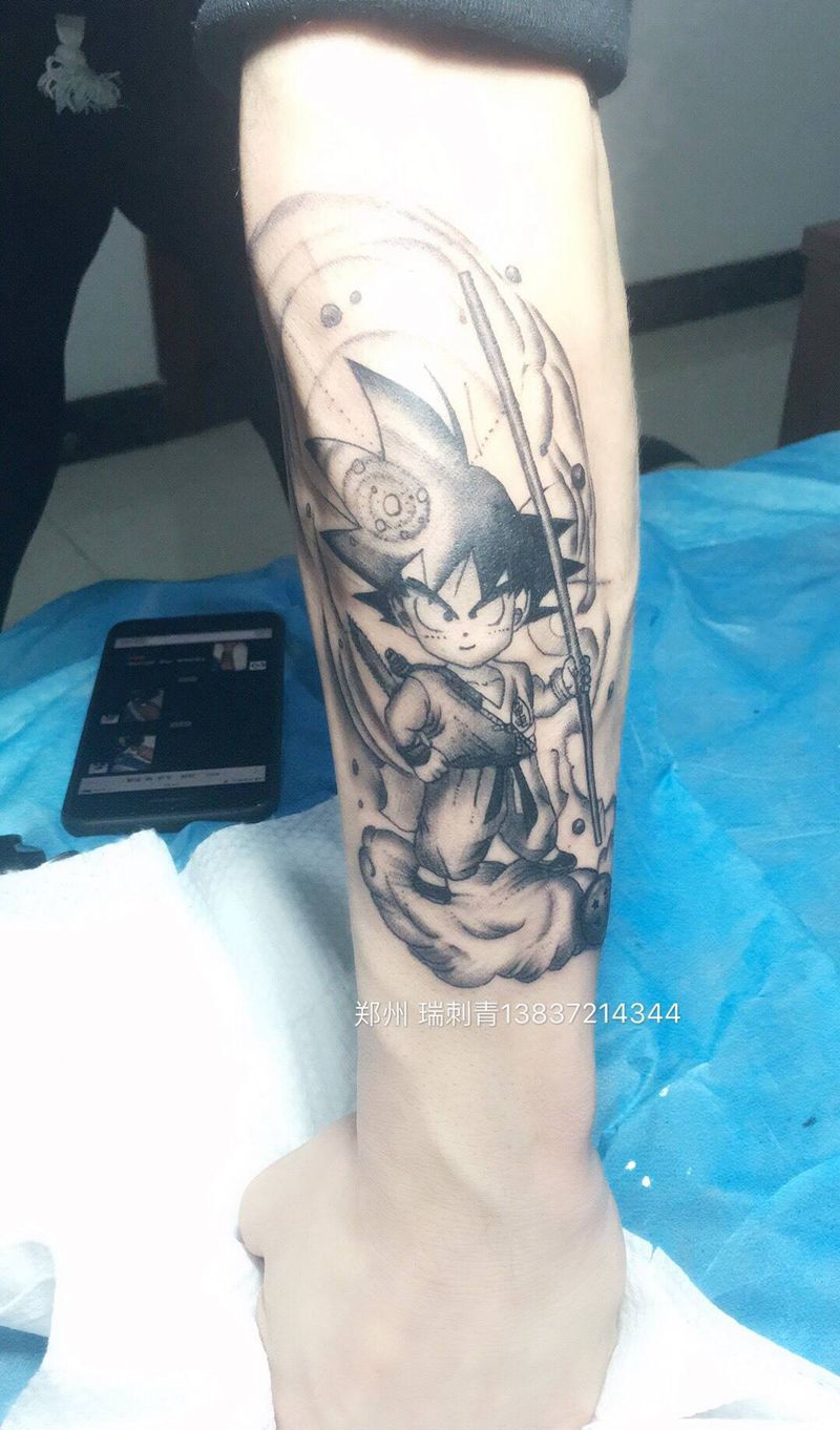 七龙珠之纹身图片