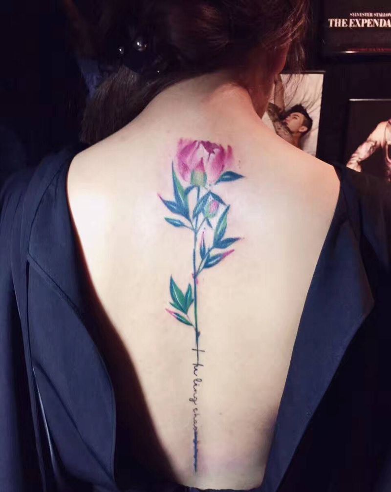 花一朵纹身图片