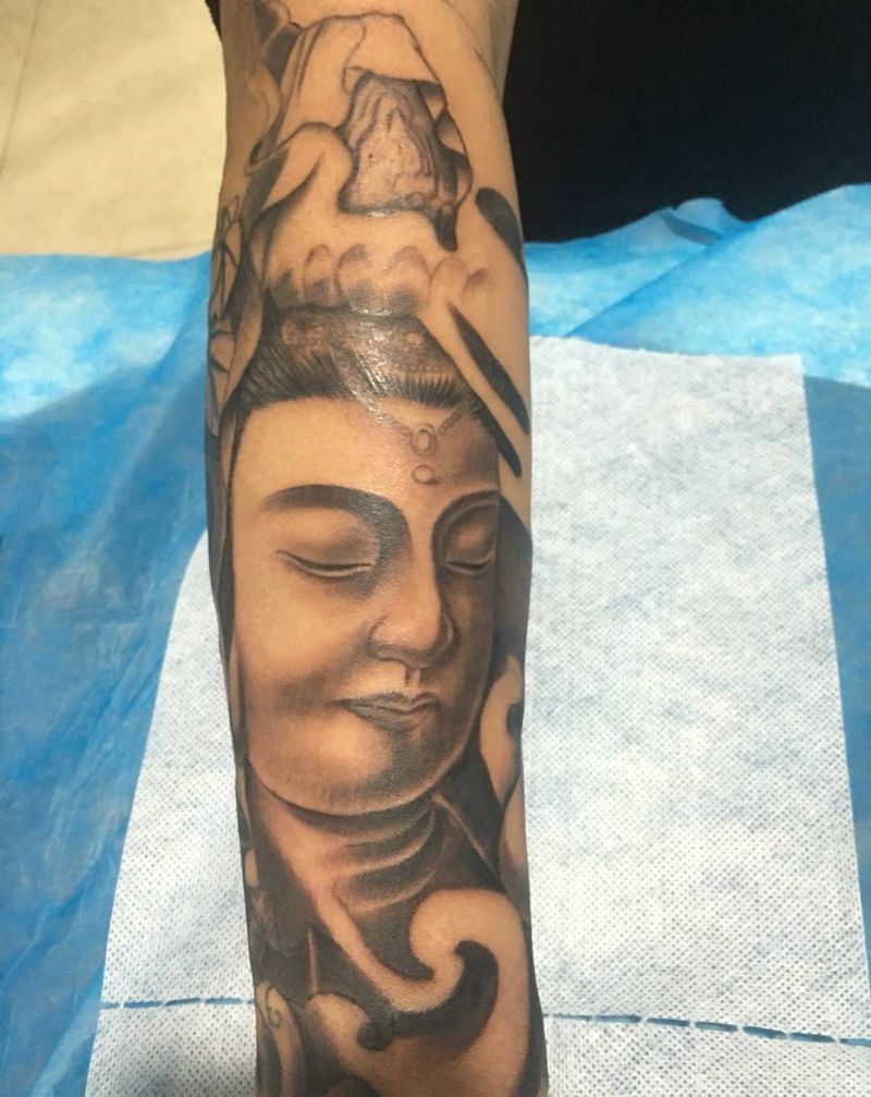 佛纹身图片