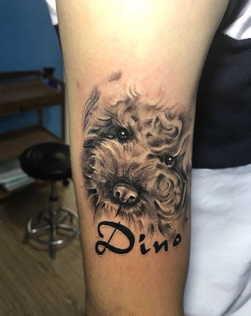 可爱的狗狗纹身图片