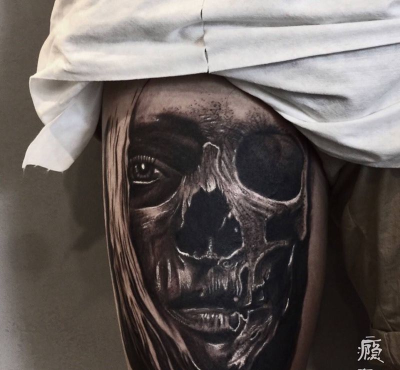 欧美写实纹身图片