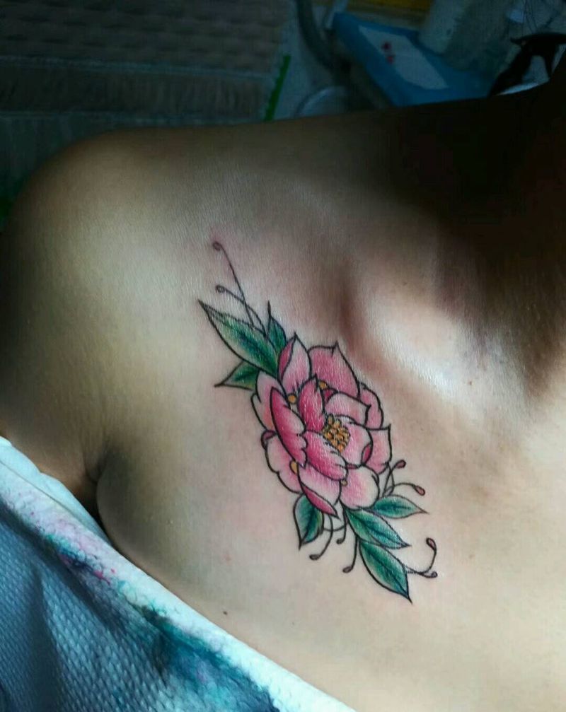 点线风格纹身图片