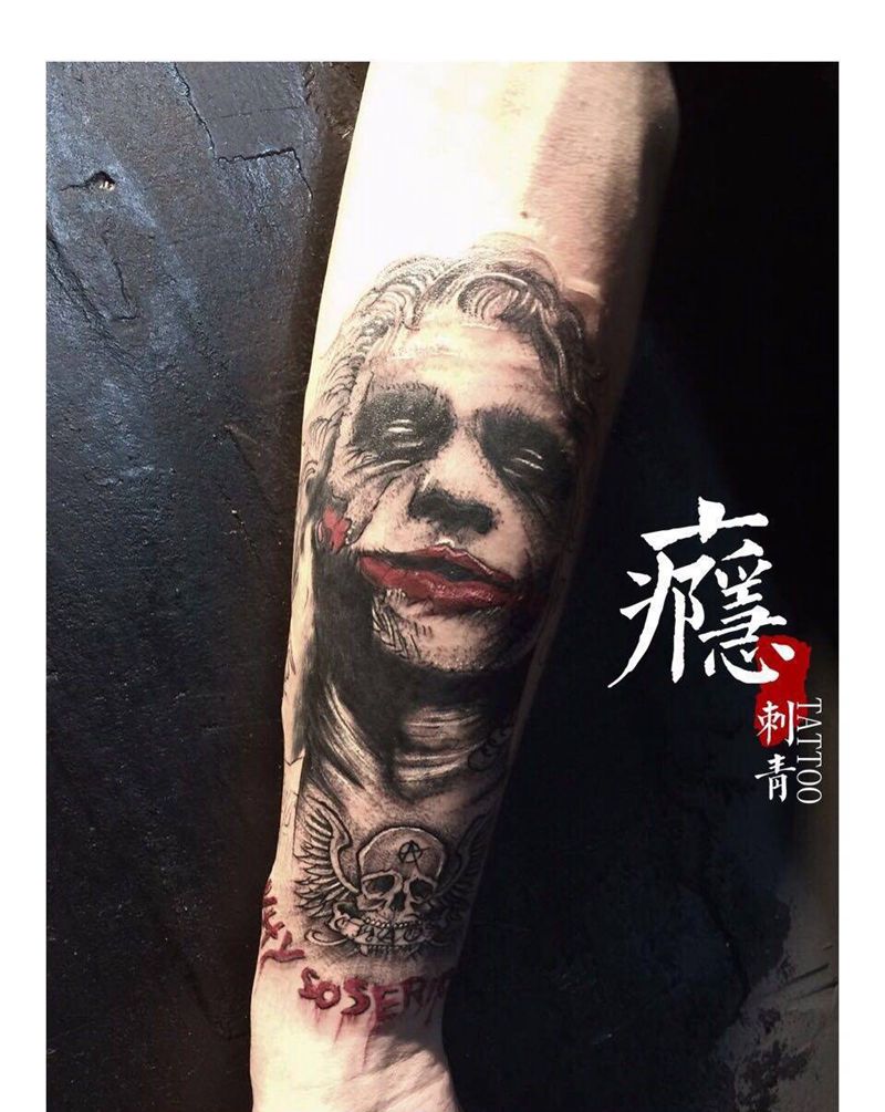 欧美人物纹身图片