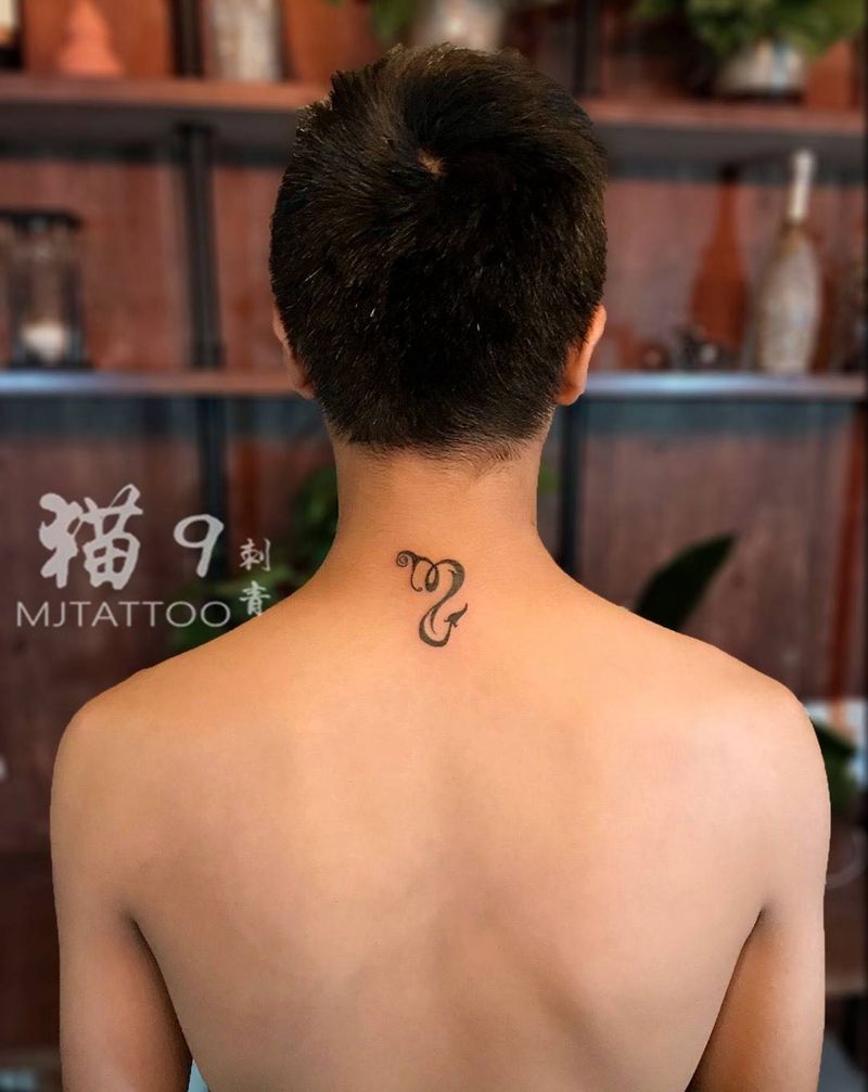 天蝎座图腾纹身图片