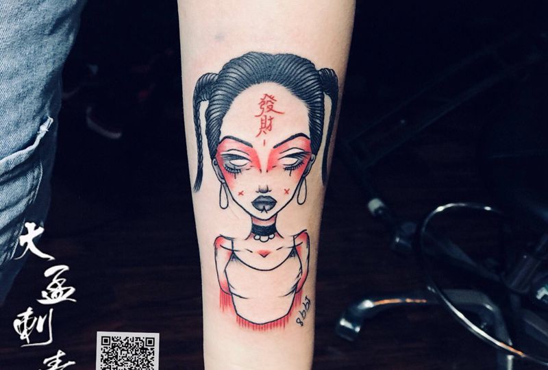 小图纹身图片_手臂Old School纹身图案