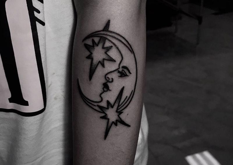 旧纹身修改纹身图片_手臂几何纹身图案