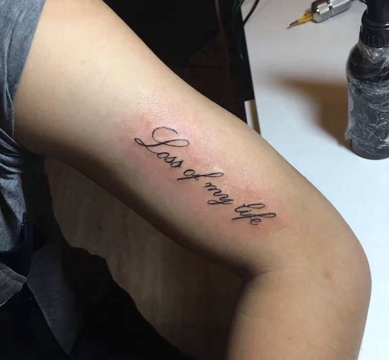 我爱我的生活纹身图片