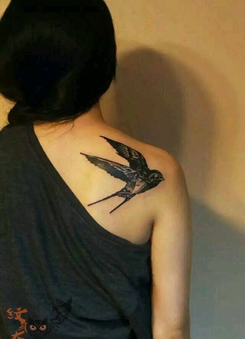 燕子纹身图片