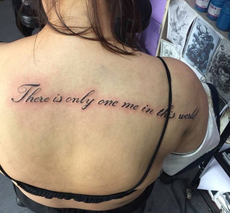 花字体纹身图片