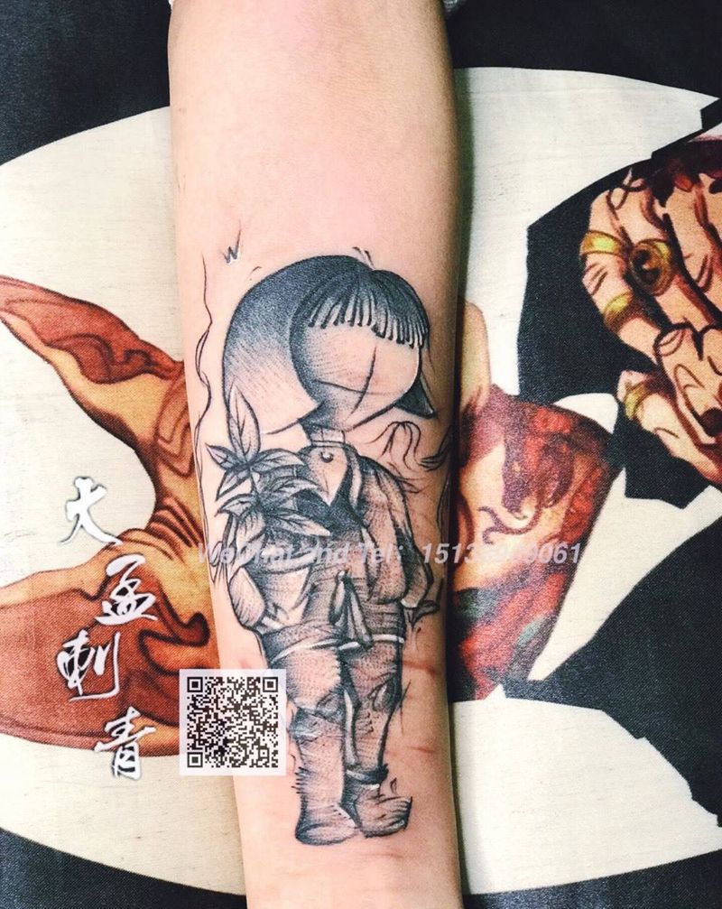 这个杀手不太冷系列纹身图片_手臂纹身图案