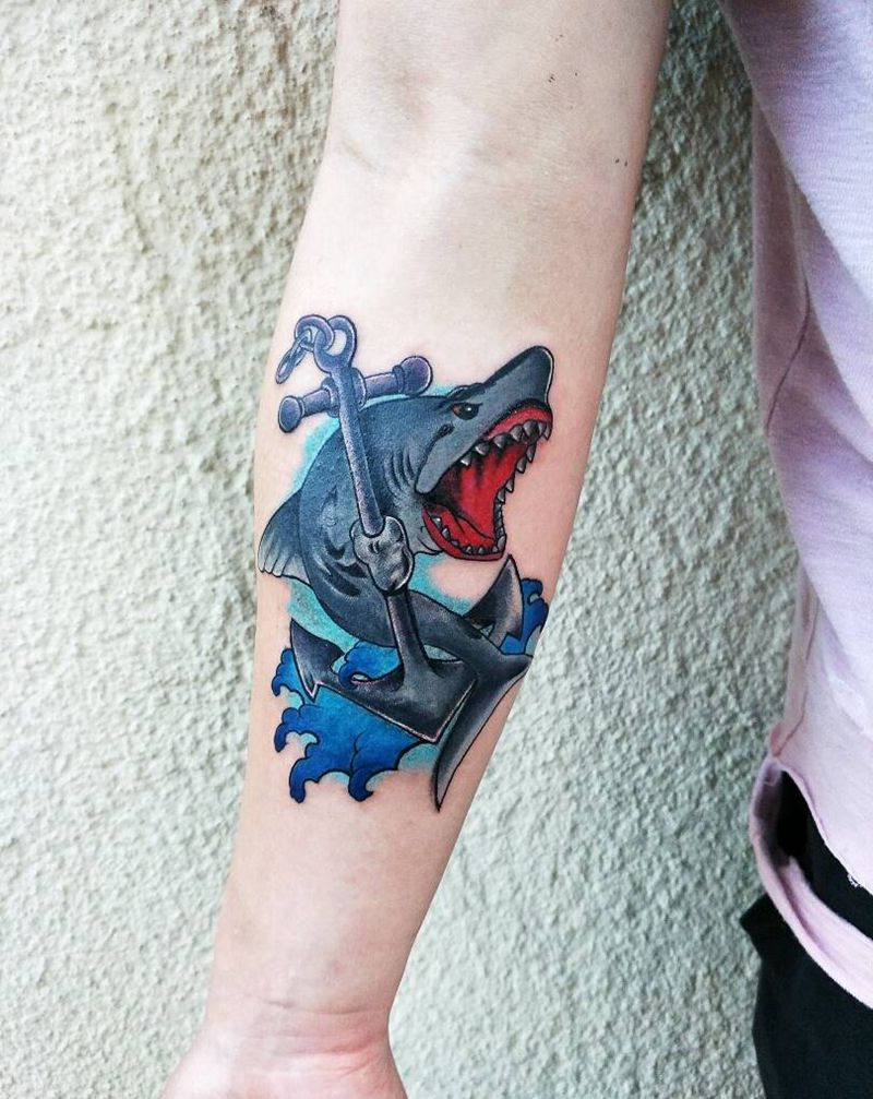 鲨鱼纹身图片