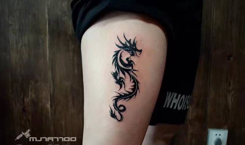 龙图腾纹身图片