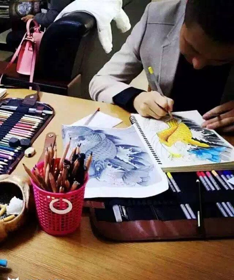 师弟今天的手稿纹身图片