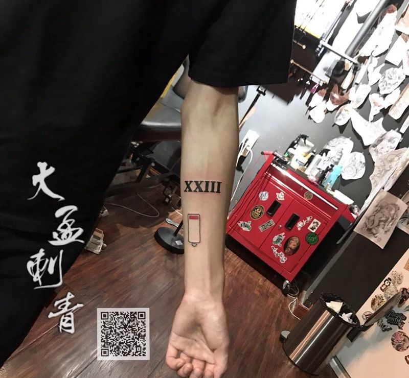 小清新纹身图片_手臂纹身图案