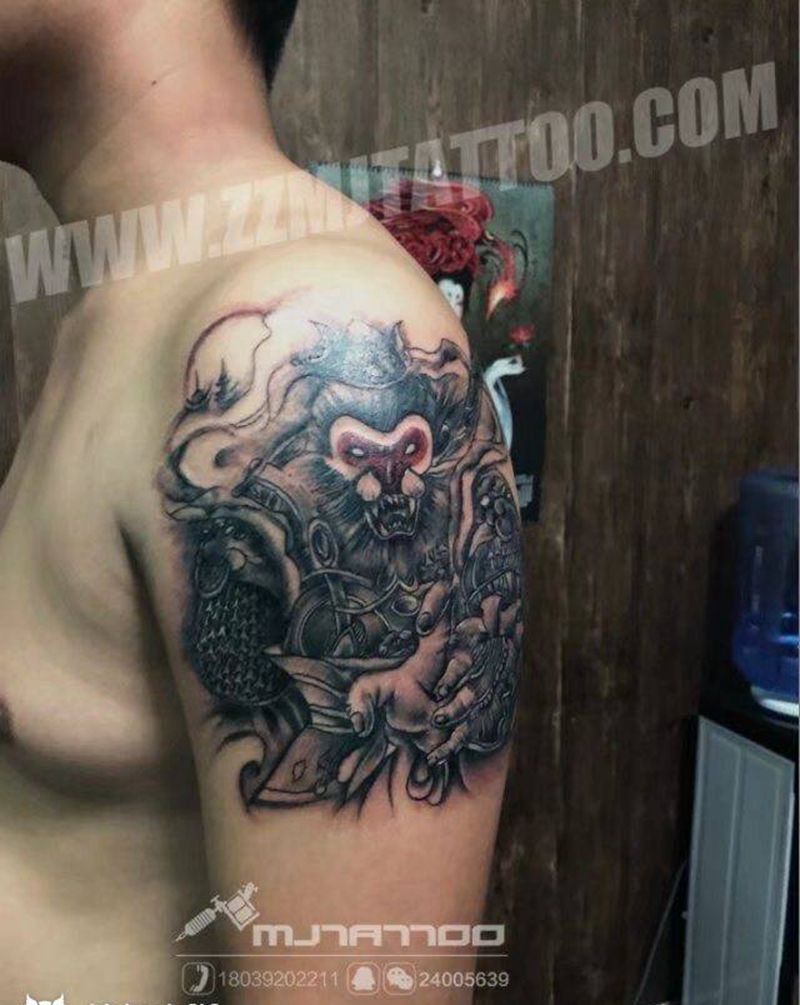 齐天大圣纹身图片