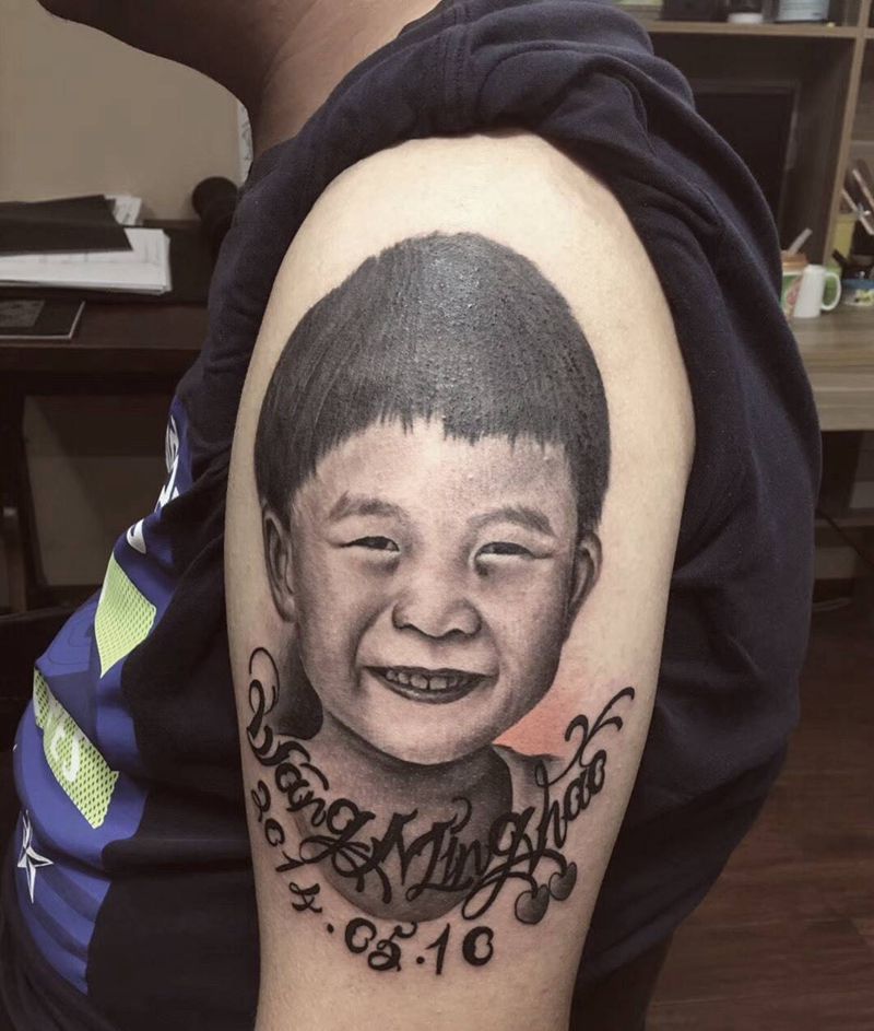 肖像纹身图片