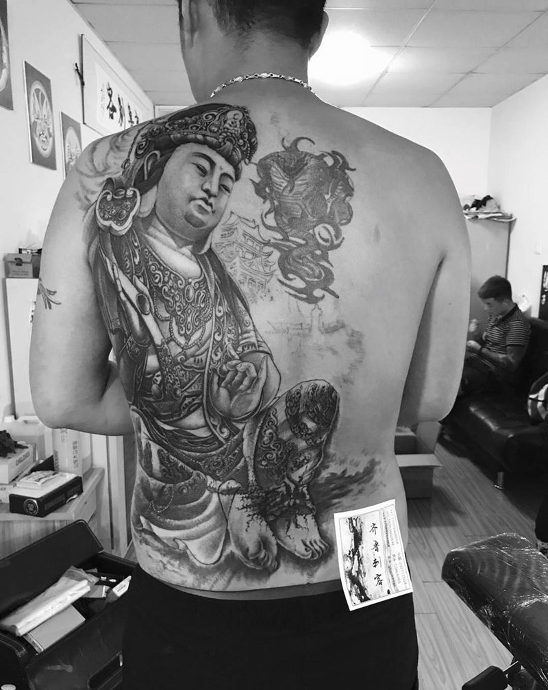 无痛遮盖纹身图片