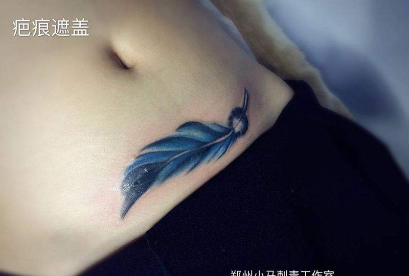 疤痕遮盖纹身图片