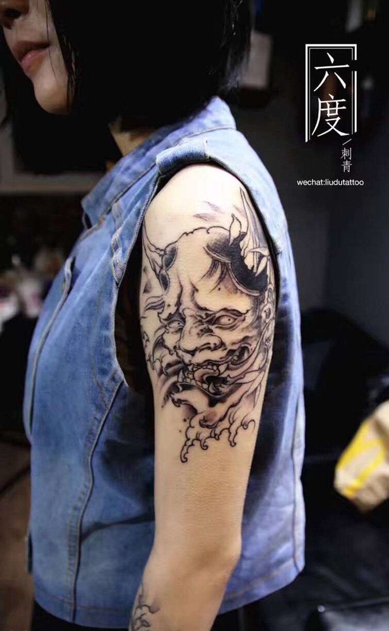 般若～纹身图片