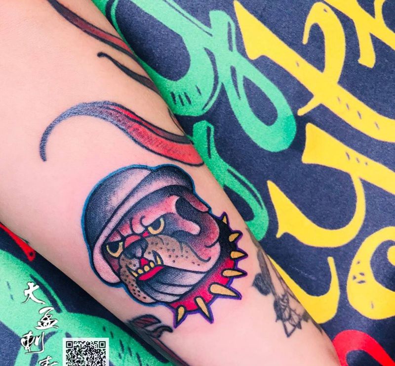 恶霸纹身图片_成品纹身图案