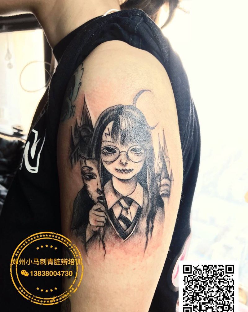 哈利波特纹身图片