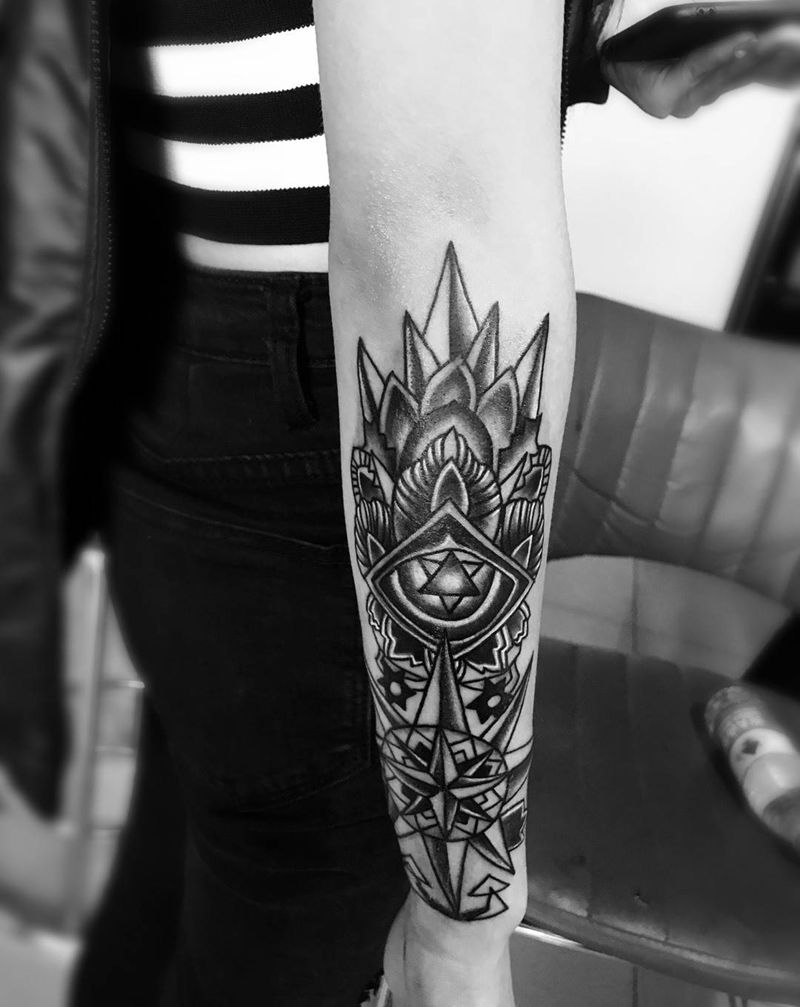 修改小臂纹身图片