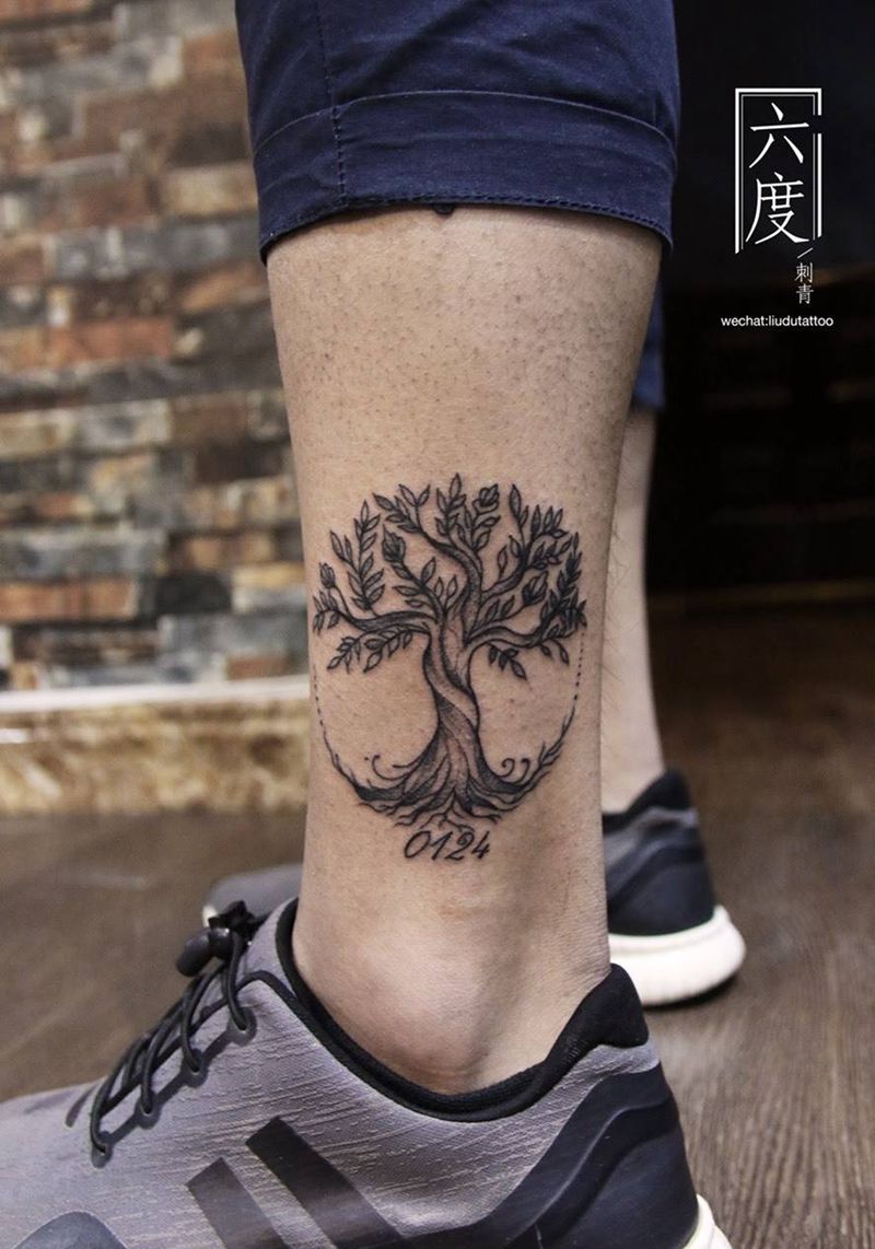树纹身图片