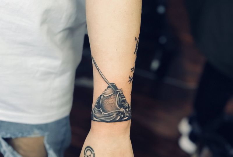 至尊宝纹身图片_手臂手部新传统纹身图案