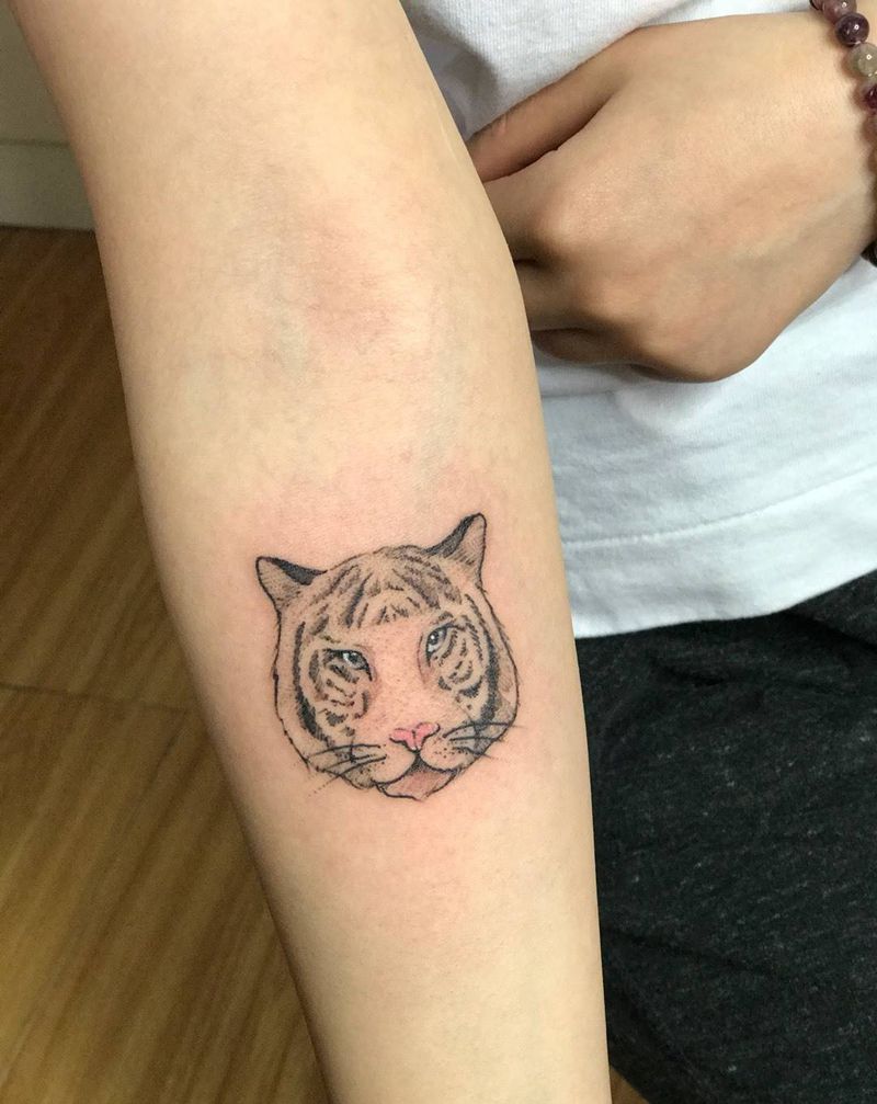 小老虎纹身图片