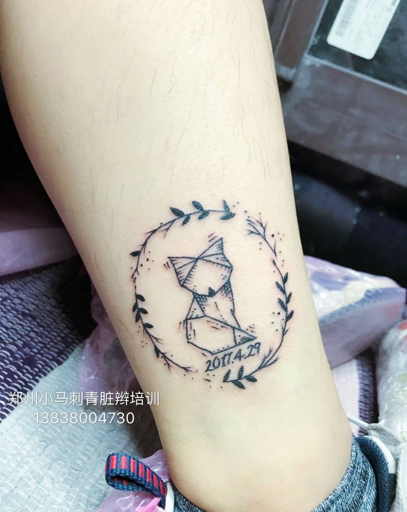 小狐狸纹身图片