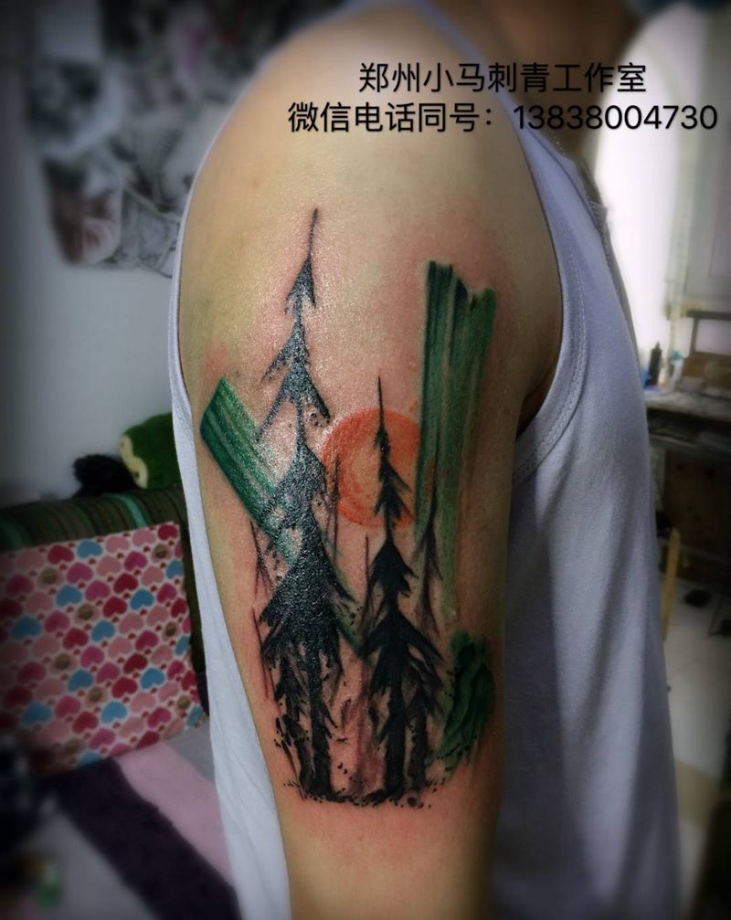 一家三口的名字在里面纹身图片