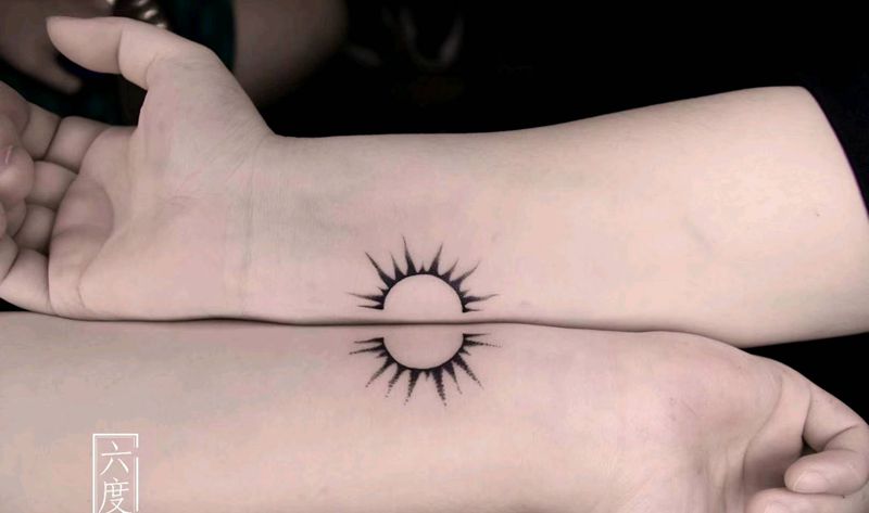 情侣纹身图片_手臂图腾纹身图案