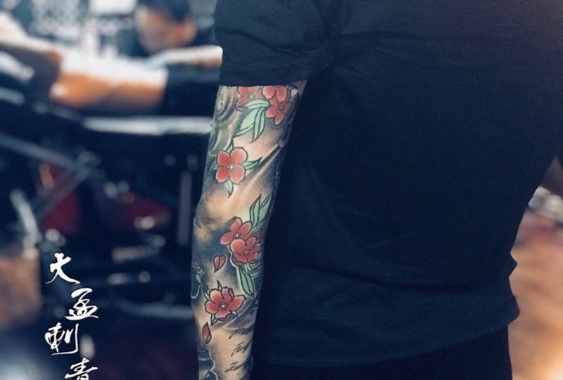 修改花臂纹身图片_成品纹身图案