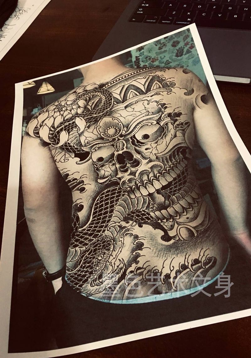 嘎巴拉纹身图片