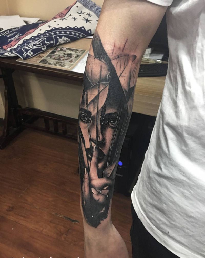 欧美作品纹身图片