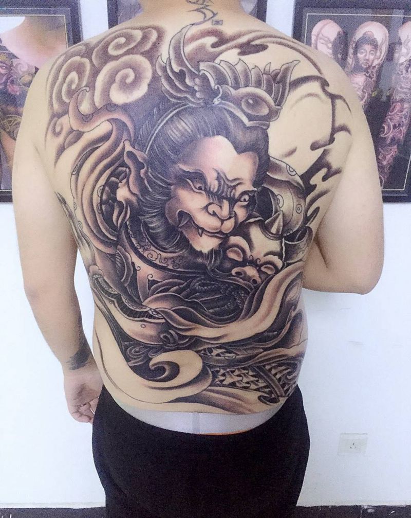 悟空……纹身图片