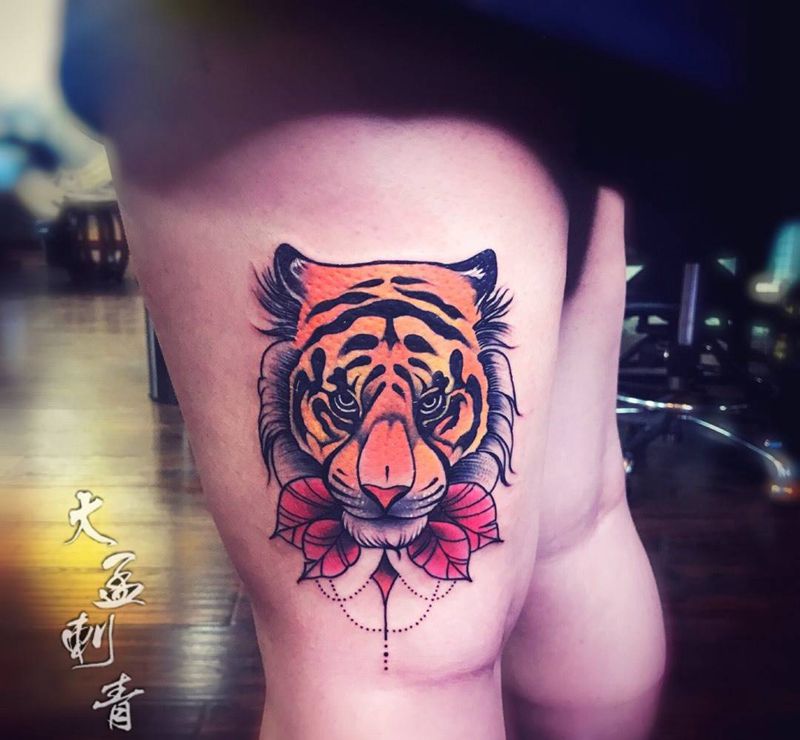 胎记遮盖纹身图片_成品纹身图案