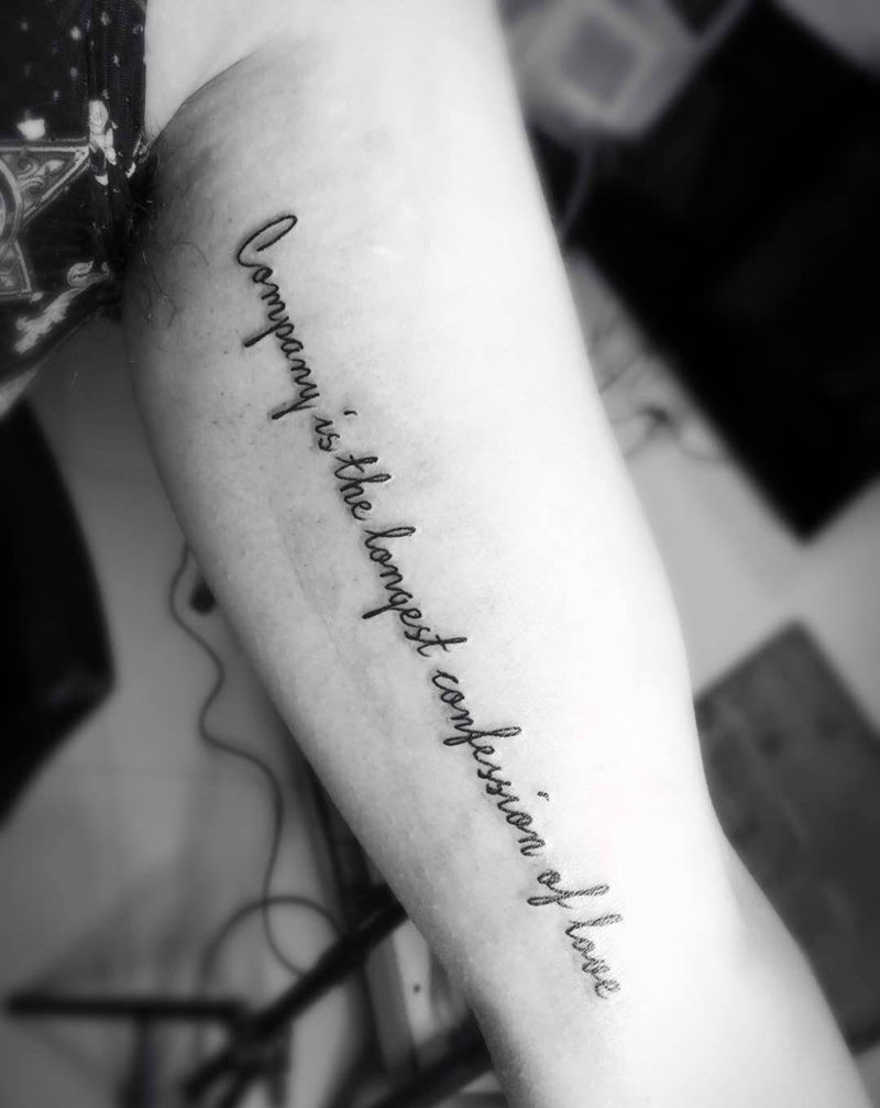 英文纹身图片_成品手臂纹身图案