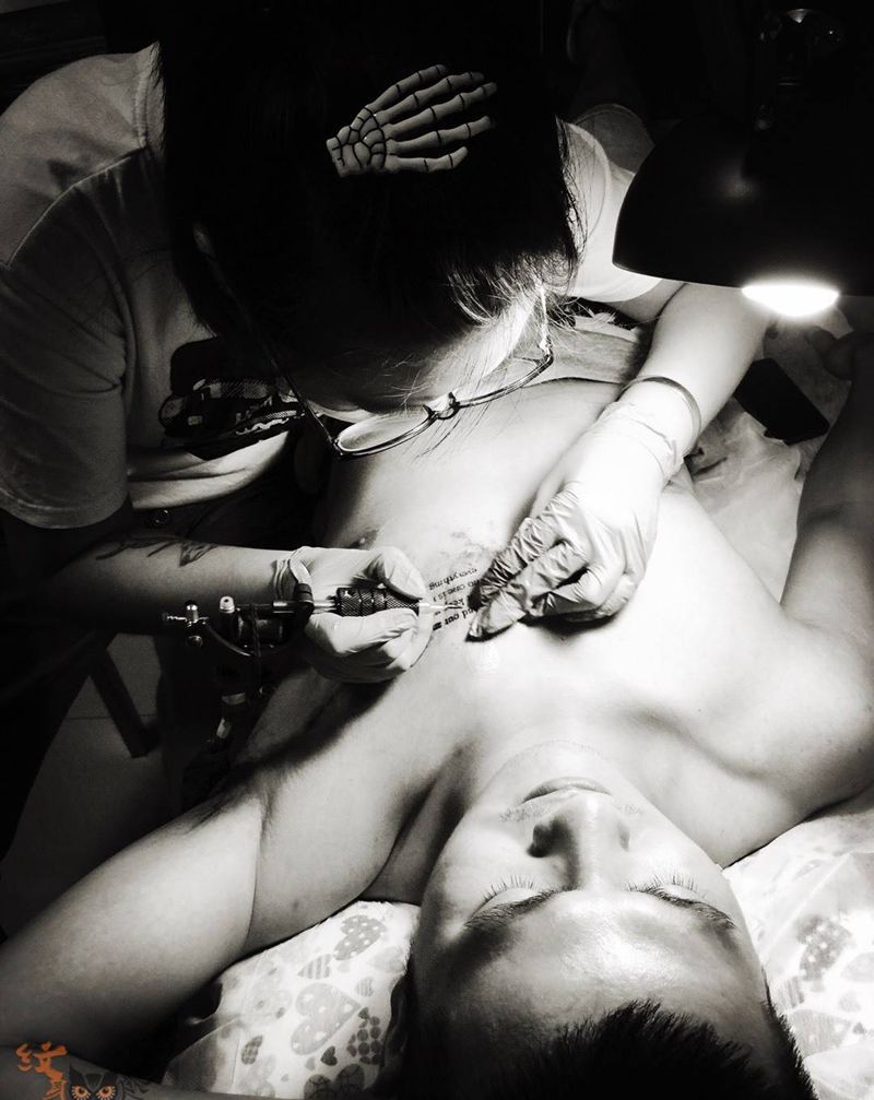 座右铭纹身图片_成品纹身图案