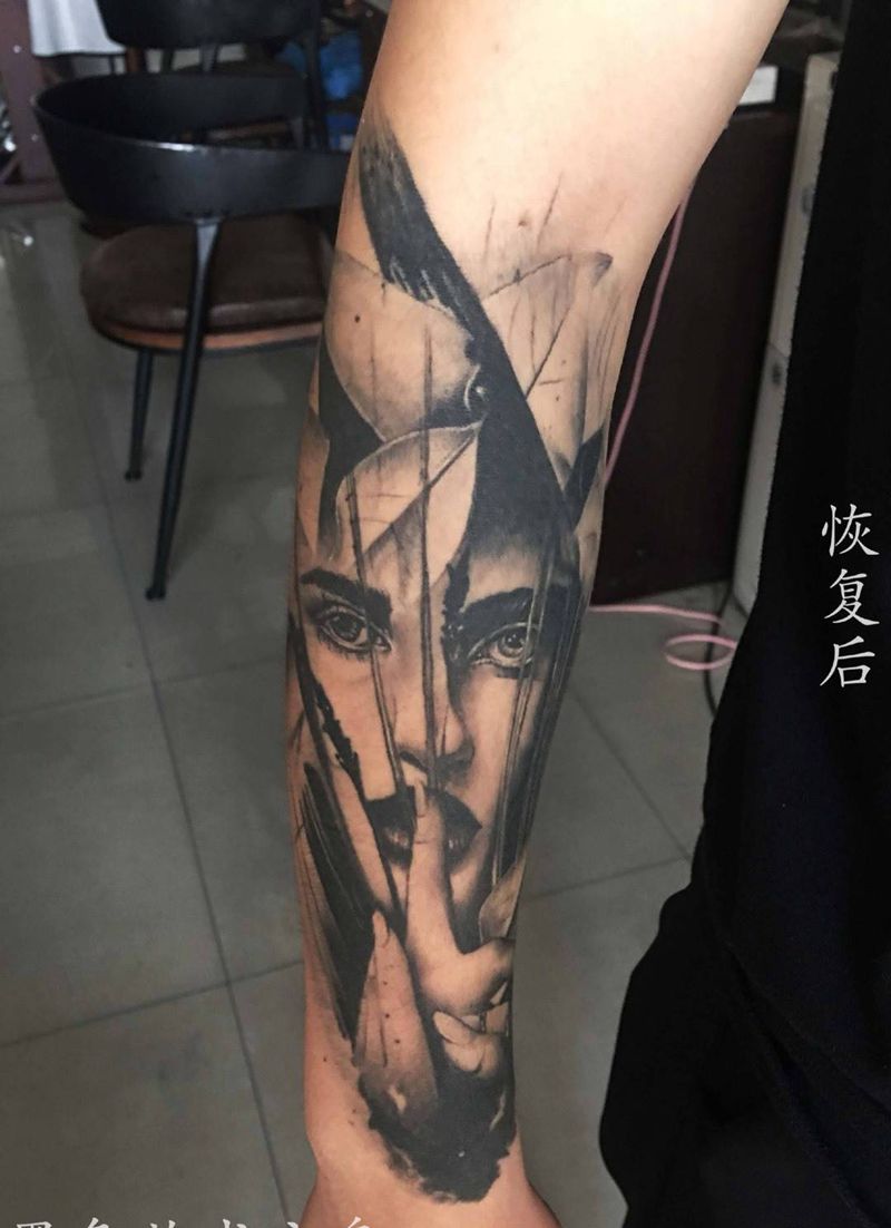恢复后作品纹身图片