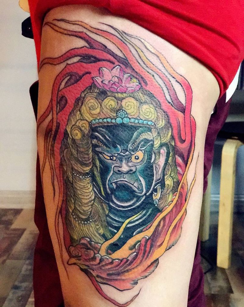 不动尊纹身图片