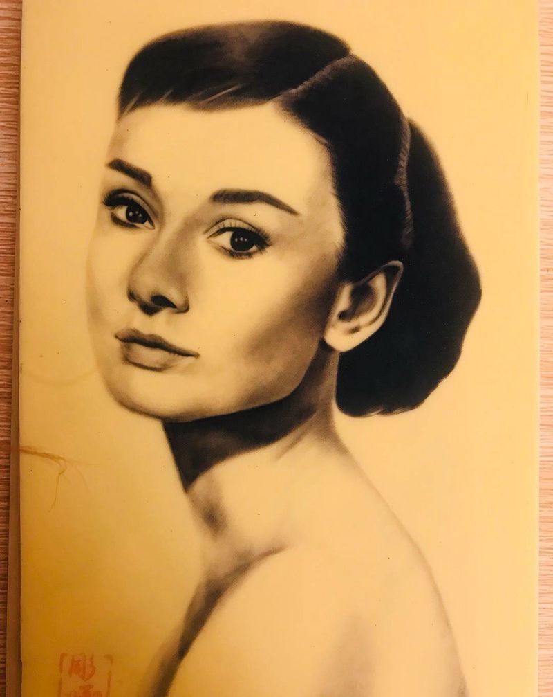 写实人物练习皮作品纹身图片_成品肩部腿部背部手臂写实人物纹身图案