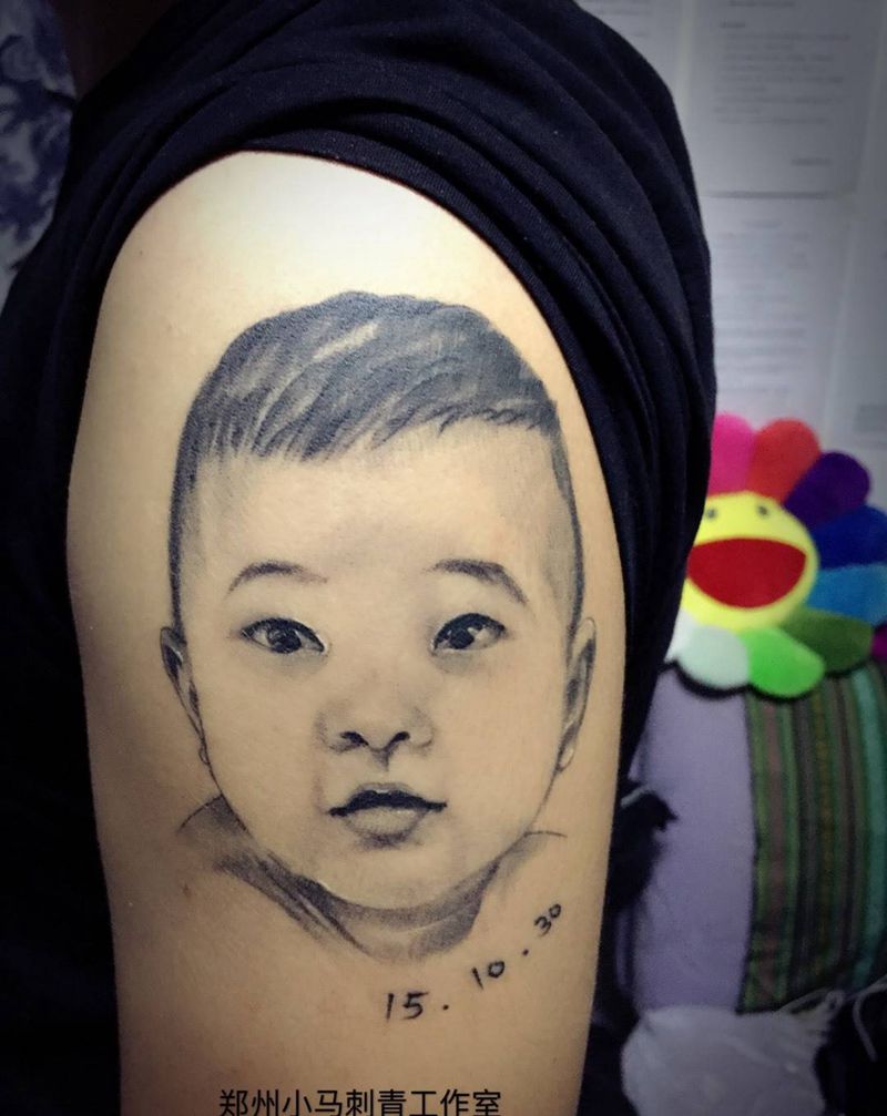肖像纹身图片