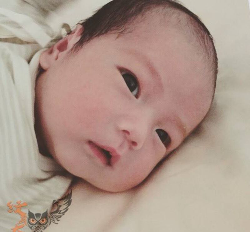 小宝宝纹身图片_成品手臂肖像人物纹身图案