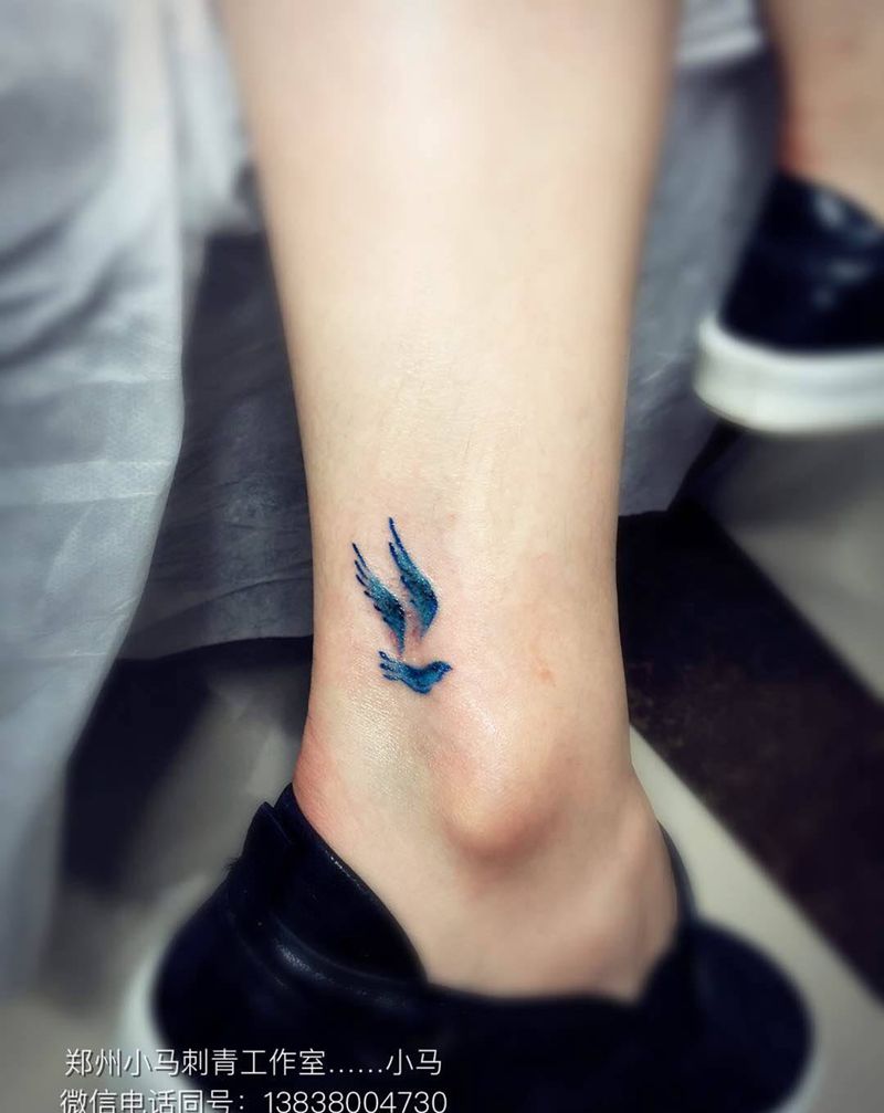 青鸟纹身图片