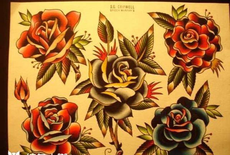 今天起的早纹身图片