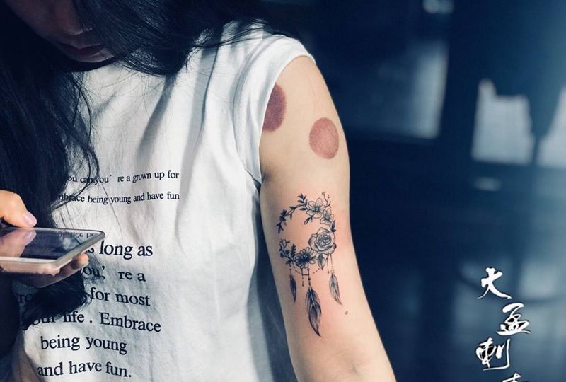 小清新纹身图片_成品纹身图案