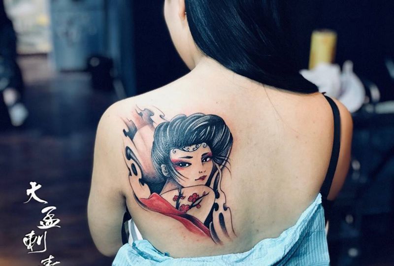 遮盖作品纹身图片_成品纹身图案