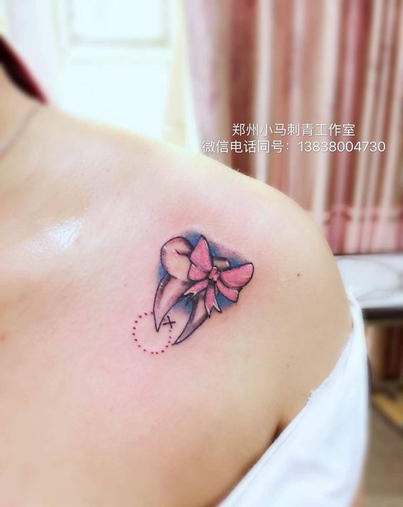 小牙仙纹身图片